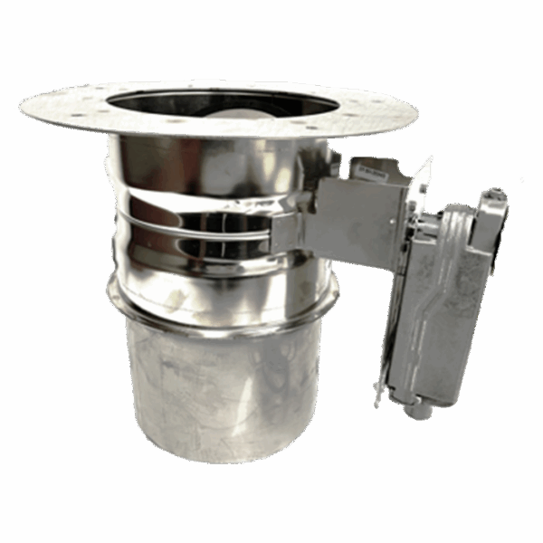 X-VENTISO mechanized flue damper assembly